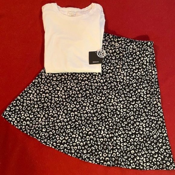 bobeau Dresses & Skirts - Bobeau Casual Skirt - Animal Print - Size S - NWT